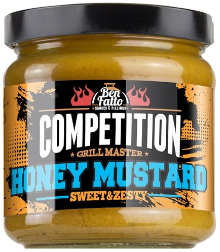 HONEY MUSTARD - SALSA BBQ con senape e miele COMPETITION 405g