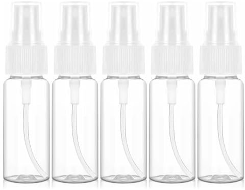 JNOUCS 5pcs Mini Spray Bottle, 0.7oz/20ml Spray Bottles Small, Plastic Spray Bottles, Fine Mist Sprayer Bottles, Travel Spray Bottle, Empty Spray Bottle, For Traveling Make-Up Skincare Cleaning