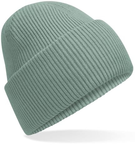 Hatstar Warme Damen Beanie Mütze | Herren Wintermütze | Strickmütze | Für Damen und Herren (Dusty Green)