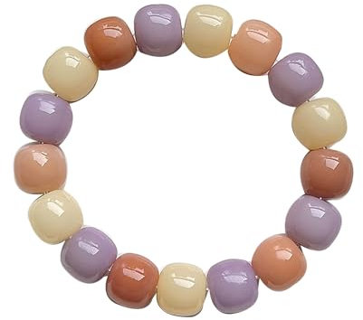 Natürliches Bodhi-Armband Hand String Bodhi Root Healing Bead Entspannende Angst Armbänder Mala Gebetsperlen Elastische Stretch Perlen Armband Charme Edelstein Paare Freundschaft Glücksschmuck