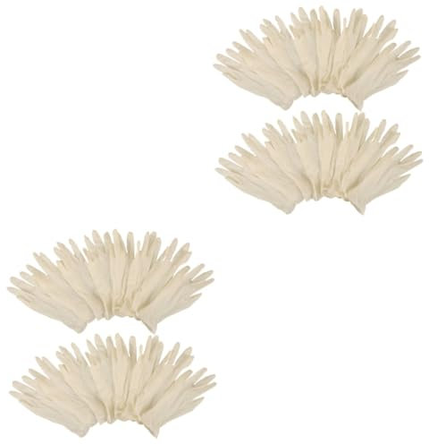 OSALADI 40 Stück Kinder Einweg Kinder Küchenhandschuh Elastischer Kinderhandschuh Reinigungshandschuh Kochhandschuh Lebensmittelechter Handschuh Dehnbarer Handschuh