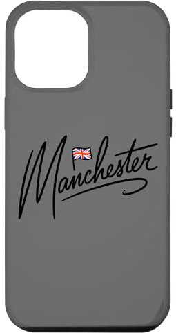 iPhone 12 Pro Max Manchester City United Kingdom UK Flag Travel Minimalist Case