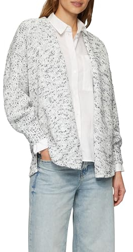 s.Oliver Melierter Cardigan mit weiten Ärmeln im Relaxed Fit