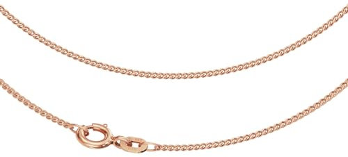 Joyes Boutique JB Edle Goldkette Panzerkette 585-14 K Rotgold 1,2 mm 45 cm