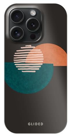 GLIDED Hard Case Handyhülle für iPhone 15 Pro – Stoßfest & Kratzfest, TPU Silikon – Crest Design