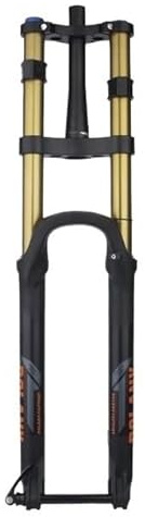 HESHUWEN Federgabel MTB-Gabel 27,5 29 Zoll Elektrofahrrad Tonnenachse Dämpfung Aluminiumlegierung Luftdruckfederung Gerades/konisches Rohr Fahrrad Federgabel(29 Tapered Golden)