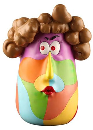 Vynetra Pots de fleurs uniques pour intérieur et extérieur - Pot de fleurs coloré - Décoration de table