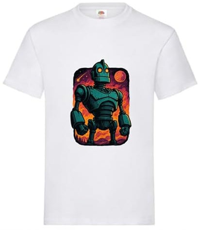 Iron Kid's Children's T-Shirt Custom Tshirt Tee Kids Shirt Top Cute Merch Funny Boys Girls Unisex White Giant