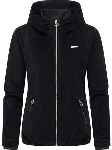 Ragwear Damen Cordjacke Übergangsjacke aus Kord mit Kapuze Dizzie Cordy YOUMODO XS-3XL