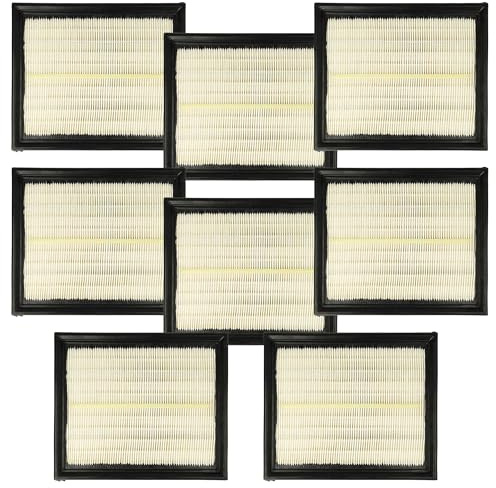 vhbw Filterset 8x Staubsaugerfilter Ersatz für Festo 496170 | 496172, 4.96170, 4.96172 Filter für Staubsauger - Hauptfilter