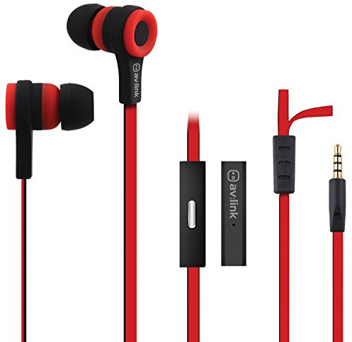 Tough Rubberised Stereo Headphones With Hands-Free