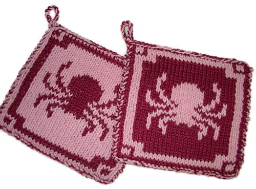 Topflappen, doppelt gestrickt sehr anschmiegsam