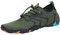SAGUARO Badeschuhe Damen Herren Wasserschuhe Leicht Schwimmschuhe Schnell Trocknend Atmungsaktiv Strandschuhe Aquaschuhe rutschfeste Outdoor Barfußschuhe für Frauen Männer, Grün, 45 EU