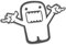 Decus DOMO KUN ALOA L 1003 (grau) // Sticker OEM JDM Style Aufkleber