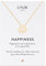LUUK LIFESTYLE Wasserfeste Edelstahl Halskette mit Anhänger, moderner Schmuck, Geschenkidee für Damen, Glücksbringer für Frauen, feminin & filigran, Kette mit Lotus Blüte I Blume, gold