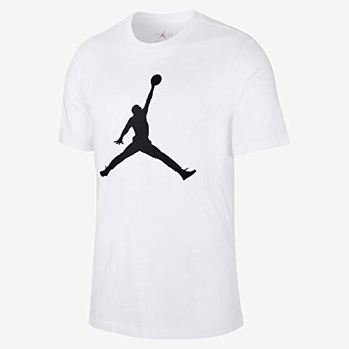 Nike Herren M J Jumpman SS Crew T-Shirt, White/Black, XL
