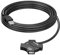 MutecPower 5m USB 2.0 Verlängerungskabel mit 4-Port USB Hub und Verlängerungs-Chipsatz - Aktives USB Kabel männlich zu weiblich/Repeater Kabel 5 meter schwarz