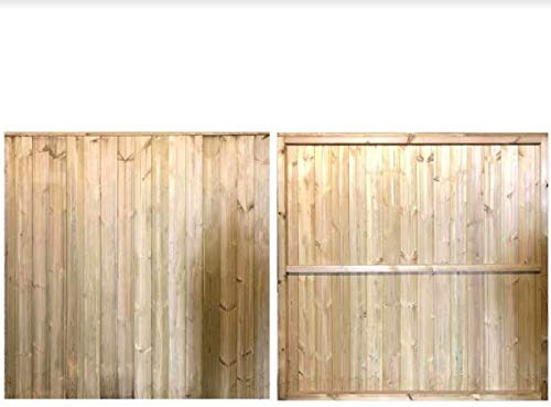 Premium Tongue & Groove Panels - Planed & Pressure Treated Timber (3, 6x4)