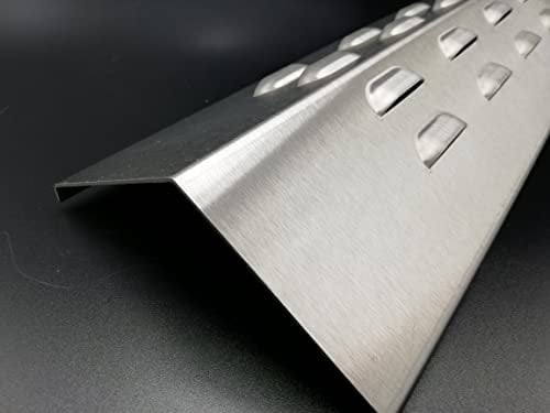 KOCH #28 Rostfreier Flammenverteiler 410 x 140mm für Diverse Gasgrillmodelle - massiver V2A Edelstahl Stärke 1,25mm, 700g - Brennerabdeckung Flammenabdeckung - Hochwertige Qualität Made in Germany!