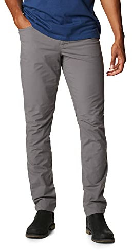 Columbia Herren Cobble Creek Hose mit 5 Taschen Wanderhose, City Grau, 50W x 32L Big