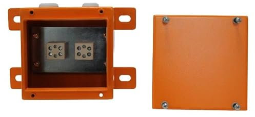 RS PRO Stahl Installationsdose Orange IP65, BxTxH 150mm x 150mm x 100mm