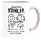 Moonworks® Kaffee-Tasse Deine Fürze stinken aber ich liebe dich Geschenk Freund Mann lustige Liebeserklärung weiss-innen-rosa standard