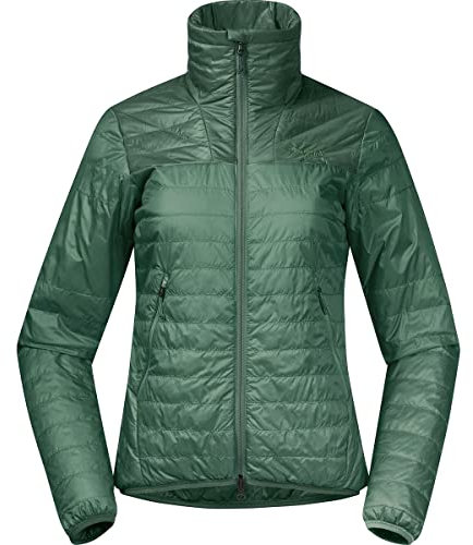 Bergans Roros Light Insulated W Jacket Grün - PrimaLoft Leichte winddichte Damen PrimaLoft Isolationsjacke, Größe L -