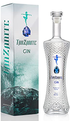 Tanzanite Gin in Gift Box - 70cl Premium French Gin