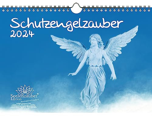 Schutzengelzauber DIN A4 Kalender für 2024 Kirche Glaube Engel Schutzengel - Seelenzauber