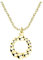 Sofia Milani - Damen Halskette 925 Silber - vergoldet/golden - Kugel Kreis Anhänger - N0667