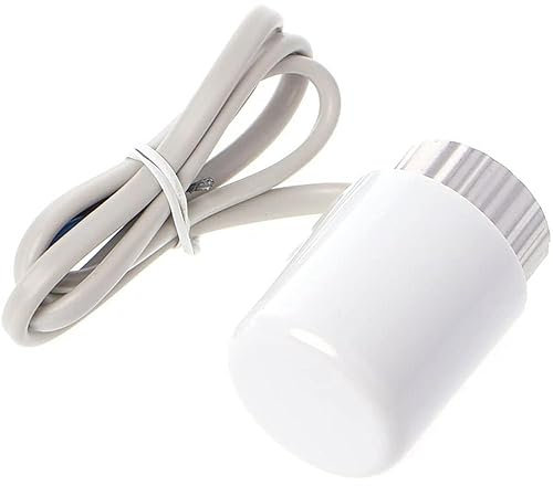 TopHomer 1 attuatore termico attuatore elettrico termico per termostato a pavimento (NC normalmente chiuso, bianco)