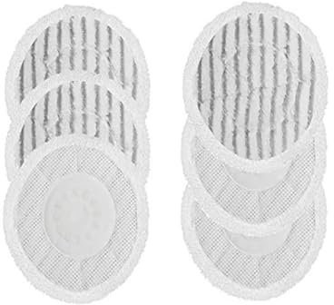 6pcs ,Mop Pads。Compatible For Shark S6002UK 。Steam Automatic Steam And Mop, Steam Mop Pads ,Mop Accessories ,Replacement Mop Cloths