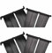 Kavolet Solarkollektor Poolheizung 620x80 cm, 4er-Set Solarmatte Sonnenkollektor Solar-Panel Solarheizung für Pools Schwimmbad bis 12.000 l Wasserinhalt, Compact Kollektoren Warmwasser Heizung