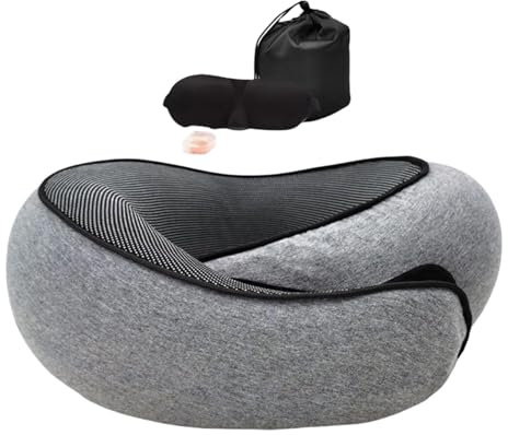 Takluu Flugzeug-Reisekissen, Nackenkissen für Reisen,Schneckenhalskissen - Ergonomische weiche Reisekissen für Flugzeuge, Schnecken-Nackenstützkissen zur Entspannung