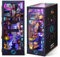 FUNPOLA Puzzle 3D en Bois Book Nook Kit, Maquette en Bois à Construire Étagère à Livres Miniature futuriste avec lumières LED, DIY 3D Puzzle Cyberpunk pour Adultes (Dimensions infinies)