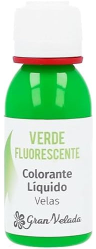 Gran Velada - Colorante Liquido para Velas Verde Fluorescente 30 ml