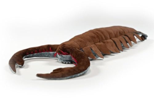 PuffPurrs Lebensechtes Riesenzahn-Insekt Plüschtier, Realistisches prähistorisches Kuscheltier, 30 cm