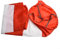HavenDomicile 1 x girouette imperméable, fabriquée à partir de tissu Oxford imperméable résistant, avec un schéma de couleurs rouge et blanc vif (100 cm)