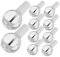 VINTORKY 10pcs Refillable Glass Nail Polish Bottles with Brush Portable Empty Containers for Diy Nail Art Travel-friendly Organizer for Cosmetics