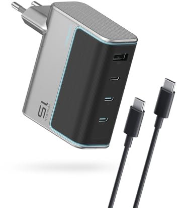 CUKTECH 15 140W Chargeur USB C, 4-Ports PD3.1 et GaN Tech Chargeur Rapide, Adaptateur pour Ordinateur Portable, MacBook, iPhone 16/15, Samsung Galaxy, Xiaomi, iPad, Switch, Steam Deck