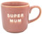 LESSER & PAVEY Super Mum Reactive Glaze Mug Elements, Tea and Coffee Mugs for Hot Drinks | Fine China Printed Mugs for Kitchen & Home | Reusable Ceramic Cups for Every Occasion | Gifts for Women & Men