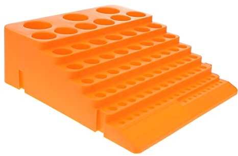 Orangefarbener Fräserhalter mit 84 Löchern aus ABS für Werkstatt