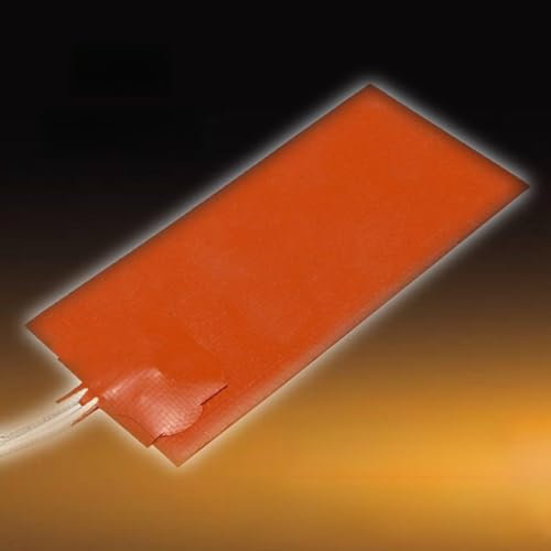 Hydraulic Water Heating Silicone Pad, 15W 12V DC, for Equipment Heat Transfer and Frost Prevention