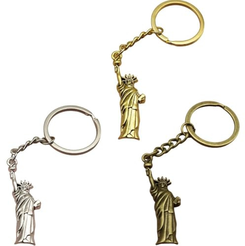 Hrippy Schlüsselanhänger Freiheitsstatue-Motiv, Schlüsselanhänger Für, Schmuck, Modeschmuck