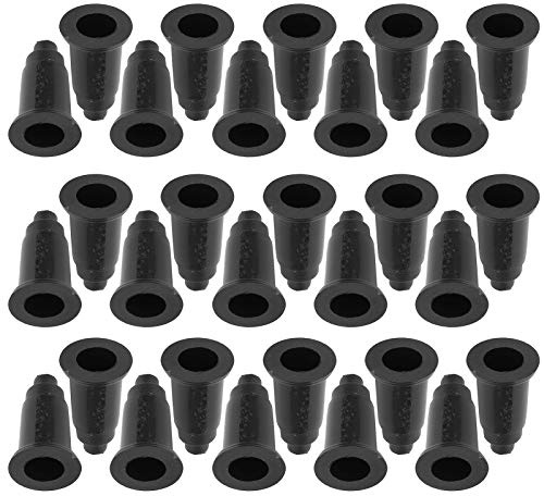 Haofy Soporte de Placa de Filtro Inferior para Acuario, Plástico Ajustable, 30 Piezas, Soporte de Rejilla de Filtración para Peceras, Negro, Blanco, Transparente para Peceras y Acuarios (Black)