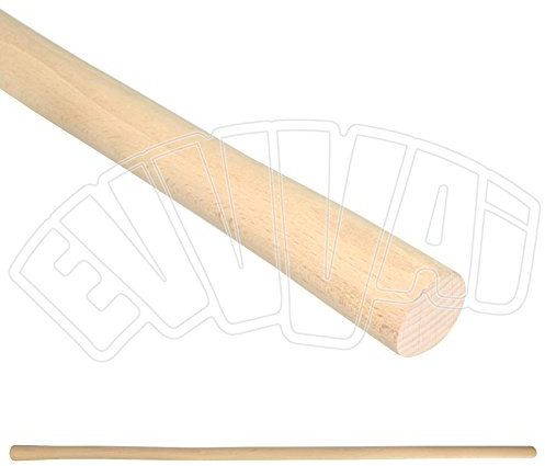 D. 37/52 MM X 130 CM MANICO TONDO ZAPPA IN LEGNO IMPUGNATURA PER ORTO