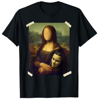 La Gioconda Mona Lisa T-Shirt - Berühmte Gemälde Geschenk T-Shirt