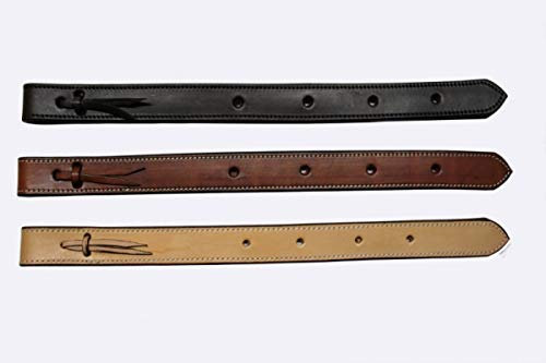 EE Tack Off Billet - US Leder - 3 Farben (Hellbraun)