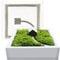 musykrafties Silikonform Blumentopf Sukkulenten Architektonische Epoxidharz Form Beton Übertopf Garten 8,4 x 3 cm