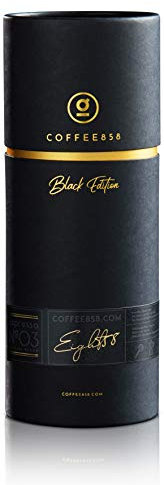 Espresso N°01 von Coffee858-320g Kaffee-Bohnen - Edel-Blend aus 75% Arabica mit 25% Robusta - Perfektes Kaffee-Geschenk (ganze Bohnen)
